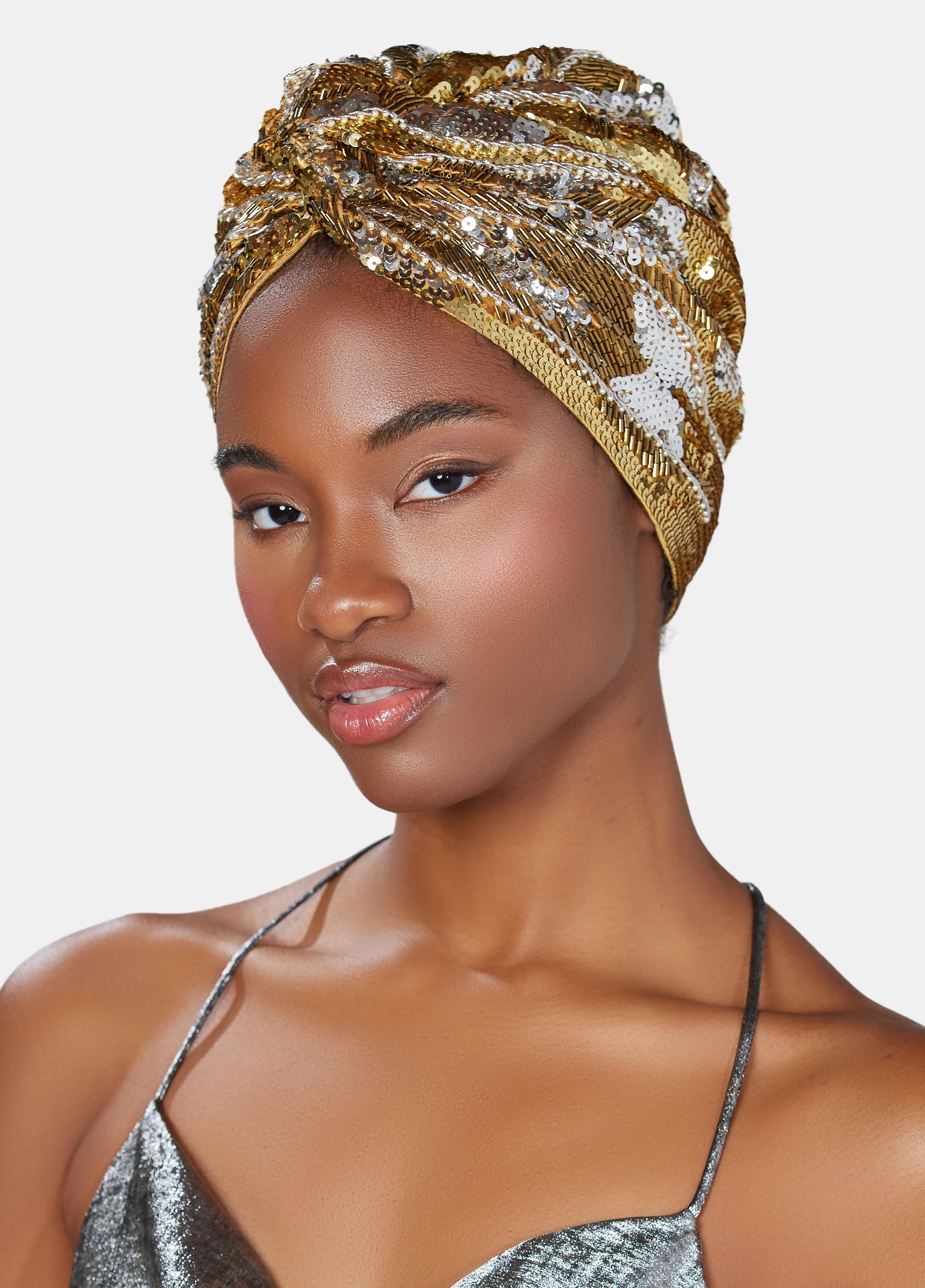 Mary Jane Claverol Bardot turban MARIBEL TURBAN in Black – MARYJANE CLAVEROL main image 3