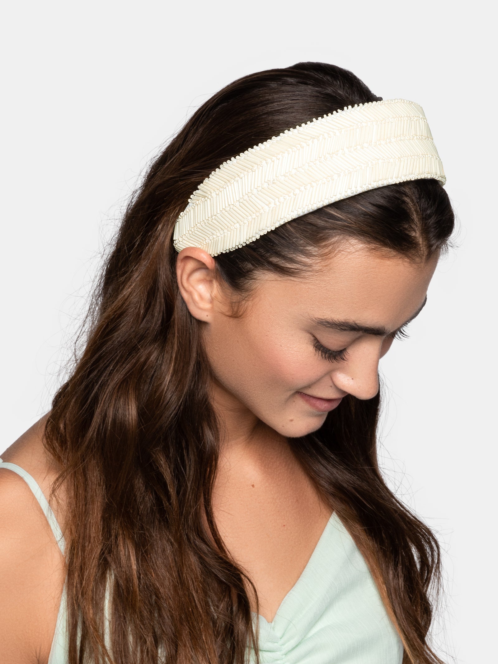 Mary Jane Claverol beaded head band MARY JANE CLAVEROL  main image 2